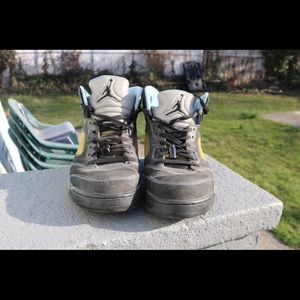 2006 Jordan 5 Retro Black/Blue Men’s Size 10.5